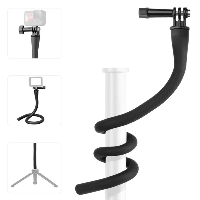 TELESIN TE-FM-002 Flexible Phone Mount Adapter Holder for GoPro, DJI Action Camera Selfie Stick Phone Bracket - 1