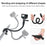 TELESIN TE-FM-002 Flexible Phone Mount Adapter Holder for GoPro, DJI Action Camera Selfie Stick Phone Bracket - 5