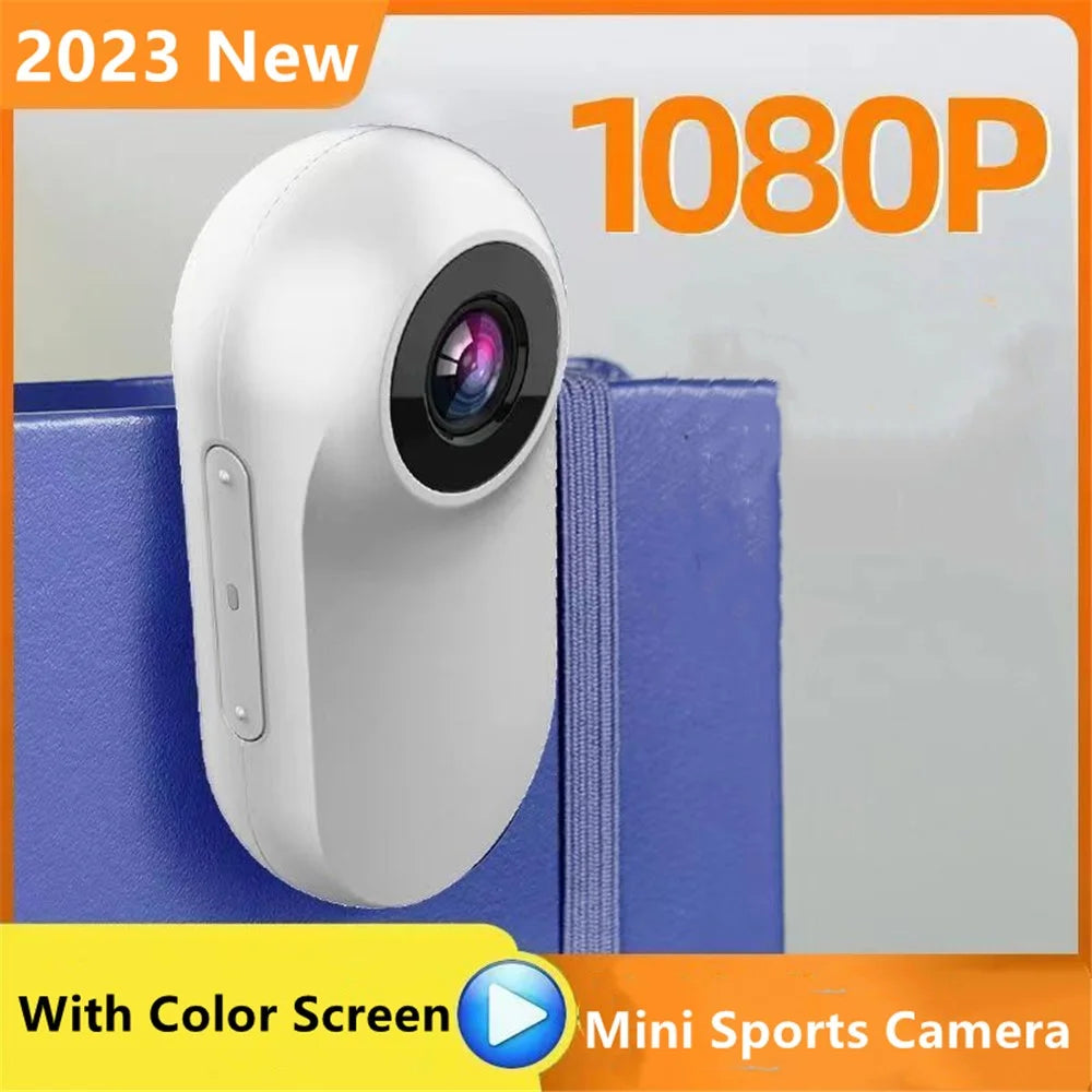 A100 Thumb Camera HD 1080P Mini Action Camera Cycling Anti-shake Magnetic Waterproof Sports Camera (No TF Card) - White - 3