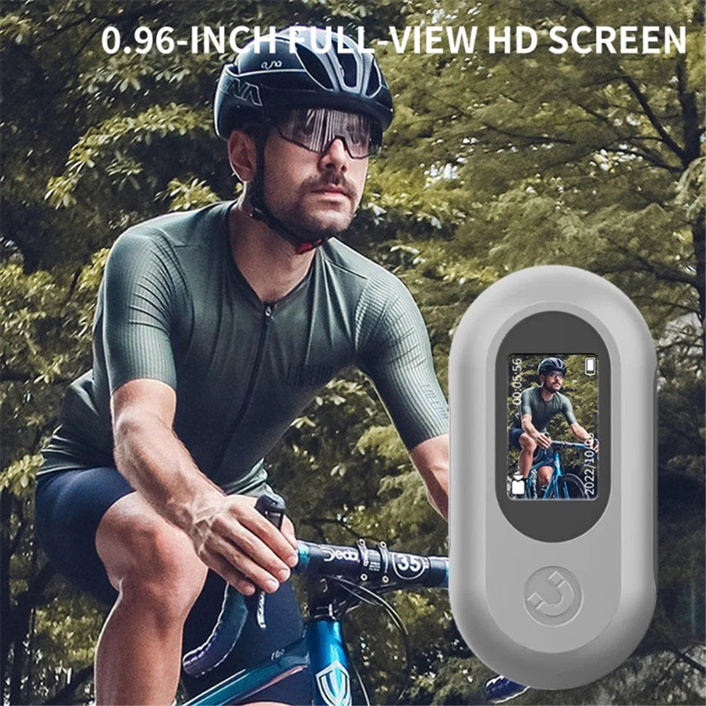 A100 Thumb Camera HD 1080P Mini Action Camera Cycling Anti-shake Magnetic Waterproof Sports Camera (No TF Card) - White - 4