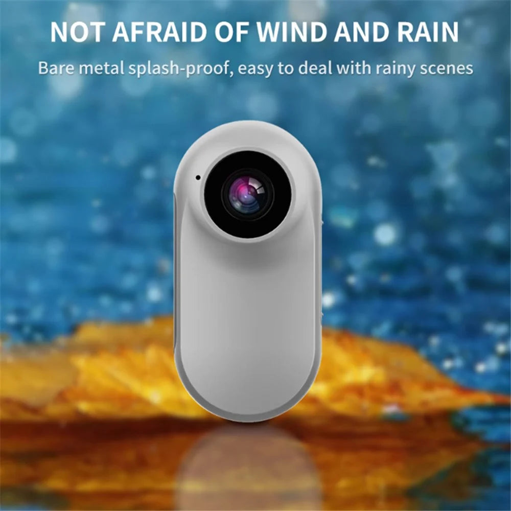 A100 Thumb Camera HD 1080P Mini Action Camera Cycling Anti-shake Magnetic Waterproof Sports Camera (No TF Card) - White - 6