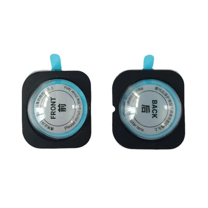 For Insta360 X3 Optical Tempered Glass Front+Back Protective Lens Cover Cap Action Camera Accessories - 2