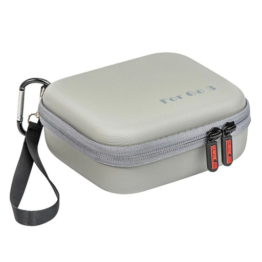 STARTRC 1123807 PU Leather Storage Bag for Insta360 GO 3 Camera Carrying Case Shockproof Box Travel Handbag - Grey - 2