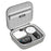 STARTRC 1123807 PU Leather Storage Bag for Insta360 GO 3 Camera Carrying Case Shockproof Box Travel Handbag - Grey - 4