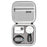 STARTRC 1123807 PU Leather Storage Bag for Insta360 GO 3 Camera Carrying Case Shockproof Box Travel Handbag - Grey - 6