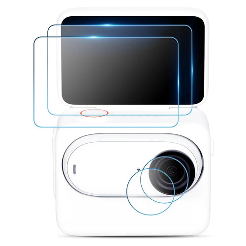 STARTRC 1123845 2PCS For Insta360 GO 3 Camera Screen Lens Protector Clear High Aluminum-silicon Glass Film - 1