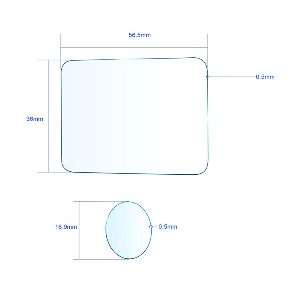 STARTRC 1123845 2PCS For Insta360 GO 3 Camera Screen Lens Protector Clear High Aluminum-silicon Glass Film - 6