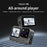 VIRAN V9 4K 60FPS WiFi Anti-Shake Action Camera IP68 Waterproof Dual Screen Motorcycle Video Recorder - 2