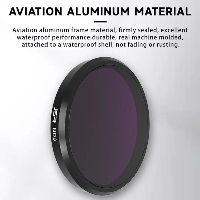 JUNESTAR JSR-1030-19 3-in-1 Filter Set with CPL+ND8+ND16 for Insta360 GO 3 Action Camera Multi-Layer Coated Diving Filter - 5