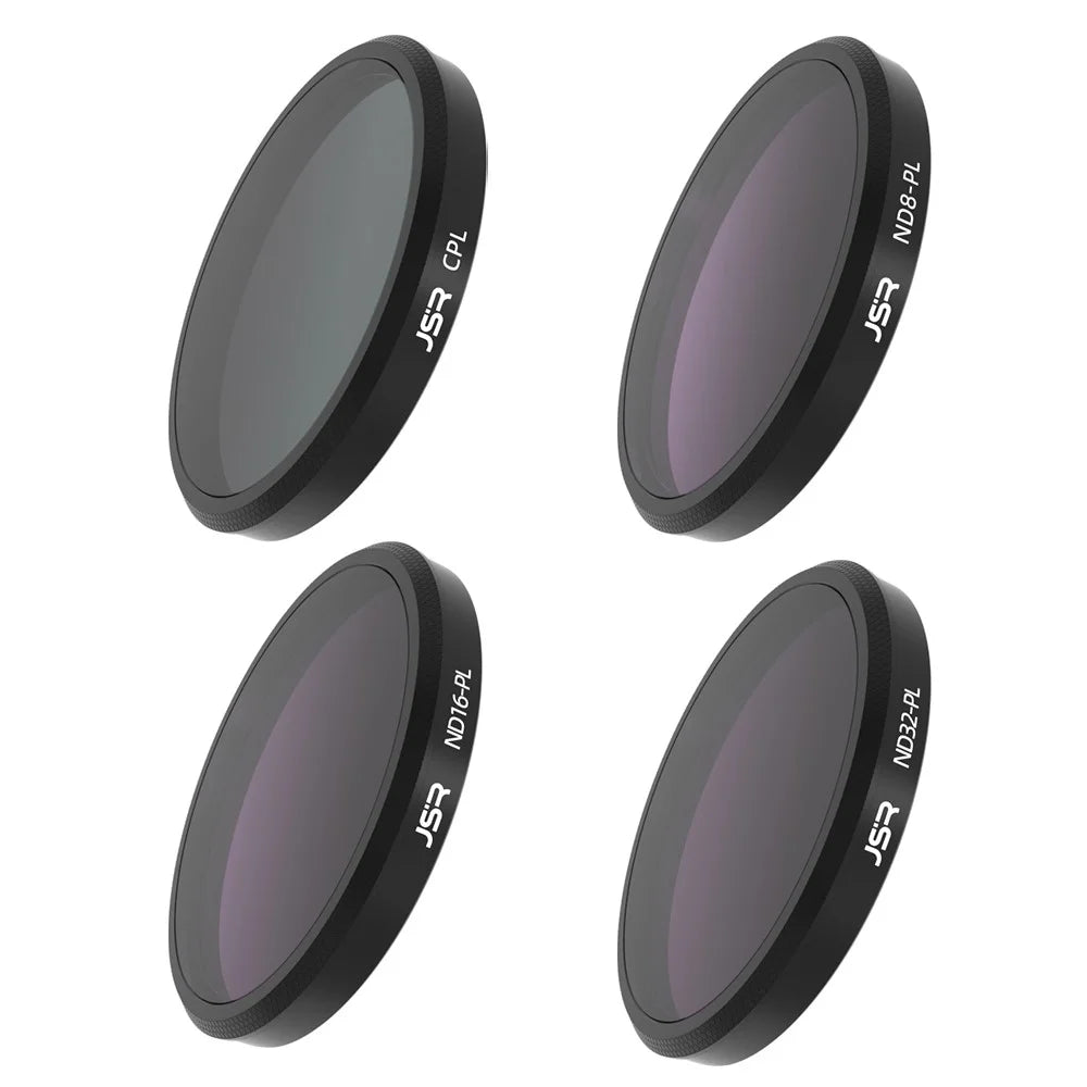 JUNESTAR JSR-1030-20 4-in-1 CPL+ND8-PL+ND16-PL+ND32-PL Filter Set for Insta360 GO 3 Action Camera Multi-Layer Coated Lens Filter - 1