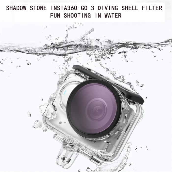 JUNESTAR JSR-1030-20 4-in-1 CPL+ND8-PL+ND16-PL+ND32-PL Filter Set for Insta360 GO 3 Action Camera Multi-Layer Coated Lens Filter - 7
