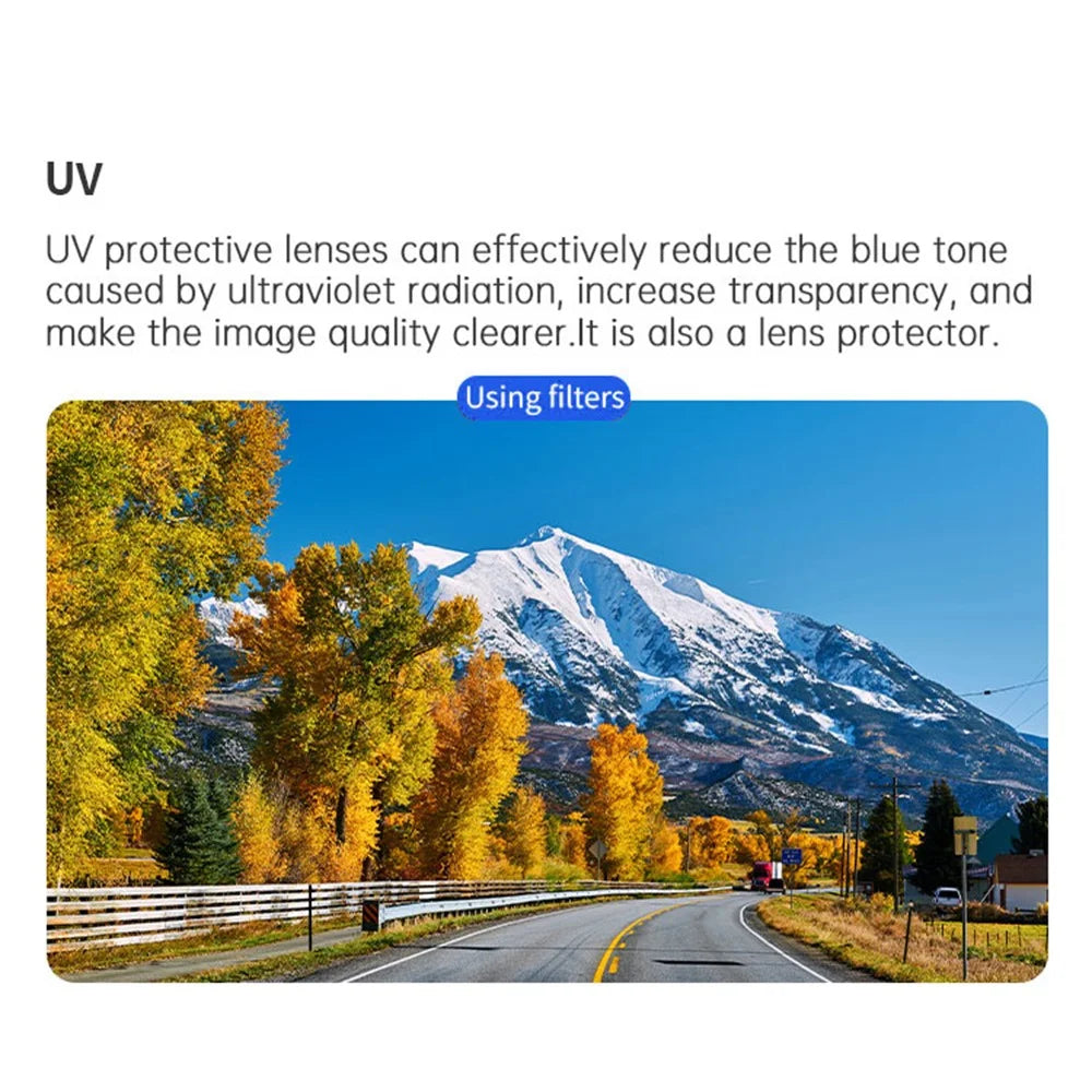 JUNESTAR JSR-1030-01 MRC-UV Filter for Insta360 GO 3 Action Camera Lens Multi-Coated Filter - 2
