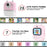 1200W Pixel 2.4-inch IPS Screen Kids Instant Camera Portable Cute Inkless Print Camera, Standard Version - Pink - 2