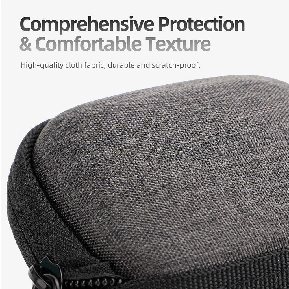 SUNNYLIFE B593 For Insta360 GO 3 / DJI Action 3 / GoPro Sports Camera Hard Shell Cloth Storage Bag Shockproof Zipper Bag with Opening - 7