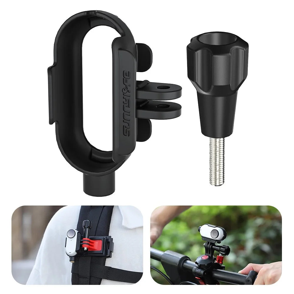 SUNNYLIFE IST-BK592 For Insta360 GO 3 Plastic Heat Dissipation Protective Frame Mount Adapter - 1
