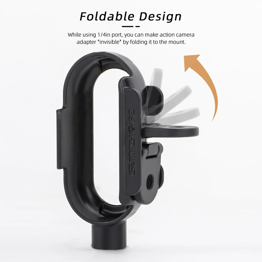 SUNNYLIFE IST-BK592 For Insta360 GO 3 Plastic Heat Dissipation Protective Frame Mount Adapter - 3