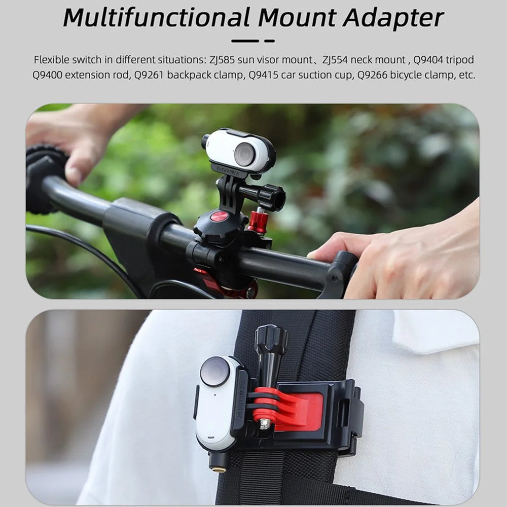 SUNNYLIFE IST-BK592 For Insta360 GO 3 Plastic Heat Dissipation Protective Frame Mount Adapter - 4