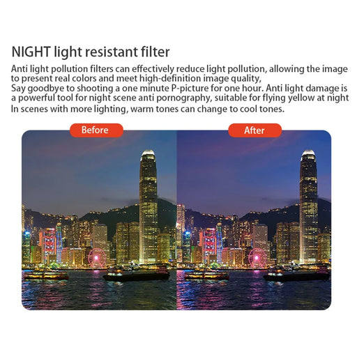 JUNESTAR JSR-1003-08 For DJI Osmo Action 4 / 3 Nano Coated Optical Glass NIGHT Filter Sport Camera Lens Filter - 2