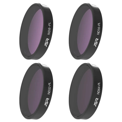 JUNESTAR JSR-1013-20 KB-4IN1 For DJI Osmo Action 4 / 3 Optical Glass Filter ND8-PL / ND16-PL / ND32-PL / ND64-PL Lens Filter - 1