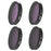 JUNESTAR JSR-1013-20 KB-4IN1 For DJI Osmo Action 4 / 3 Optical Glass Filter ND8-PL / ND16-PL / ND32-PL / ND64-PL Lens Filter - 1