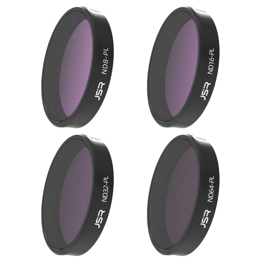 JUNESTAR JSR-1013-20 KB-4IN1 For DJI Osmo Action 4 / 3 Optical Glass Filter ND8-PL / ND16-PL / ND32-PL / ND64-PL Lens Filter - 1