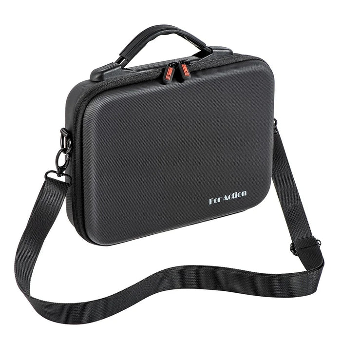 STARTRC 1126174 Carrying Case for DJI Action 4 , PU Travel Portable Storage Bag with Shoulder Strap - All-round Set - 2