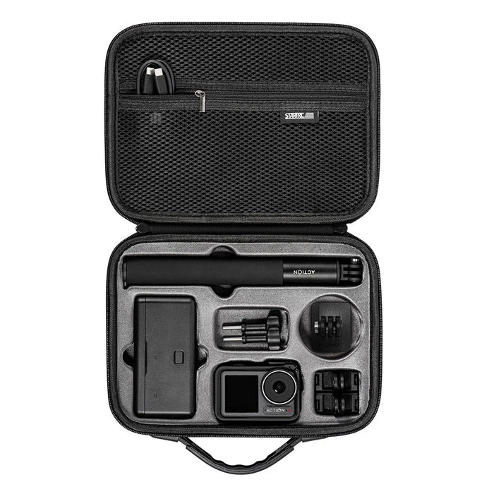 STARTRC 1126174 Carrying Case for DJI Action 4 , PU Travel Portable Storage Bag with Shoulder Strap - All-round Set - 3
