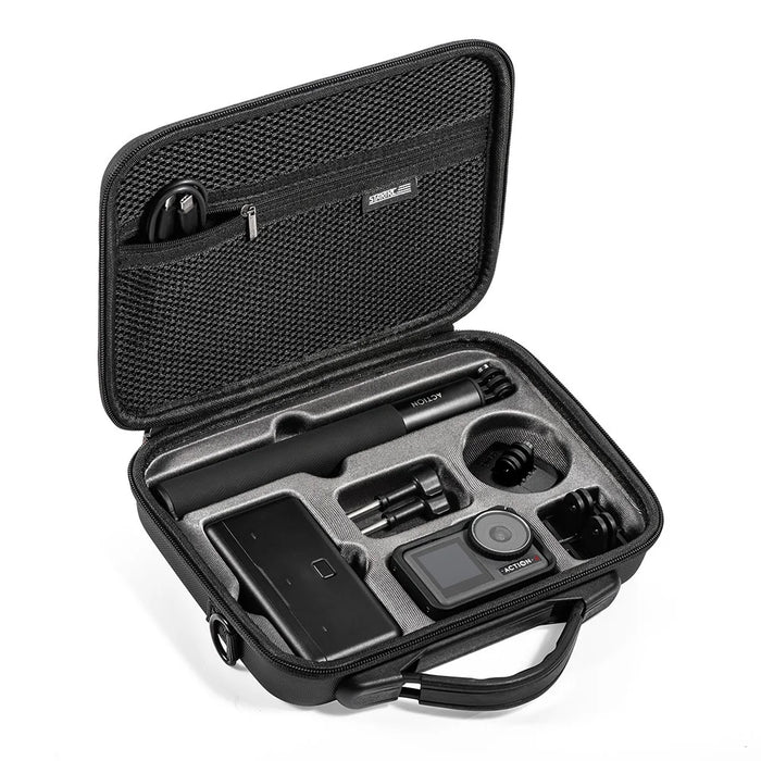 STARTRC 1126174 Carrying Case for DJI Action 4 , PU Travel Portable Storage Bag with Shoulder Strap - All-round Set - 5