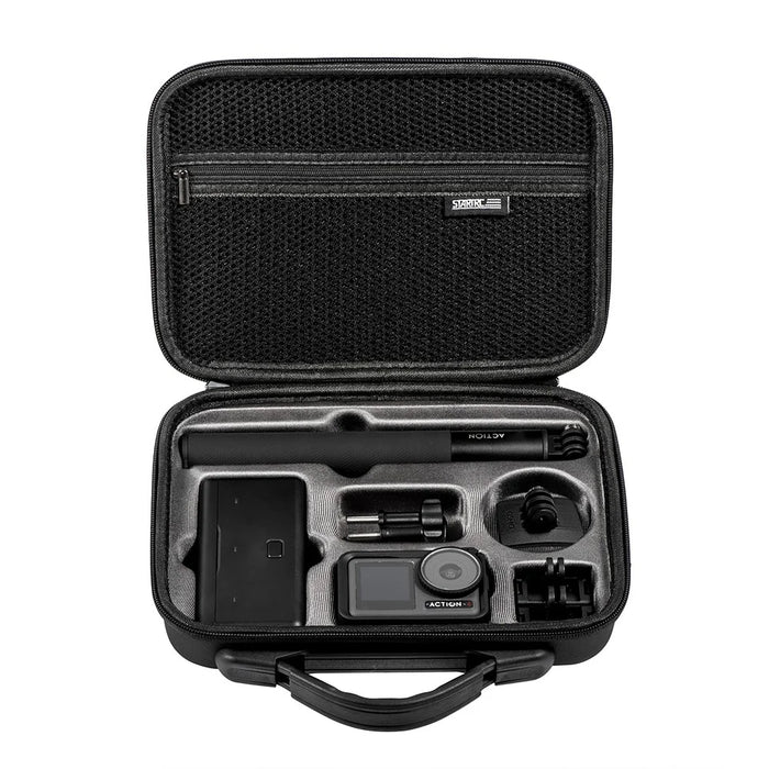 STARTRC 1126174 Carrying Case for DJI Action 4 , PU Travel Portable Storage Bag with Shoulder Strap - All-round Set - 7