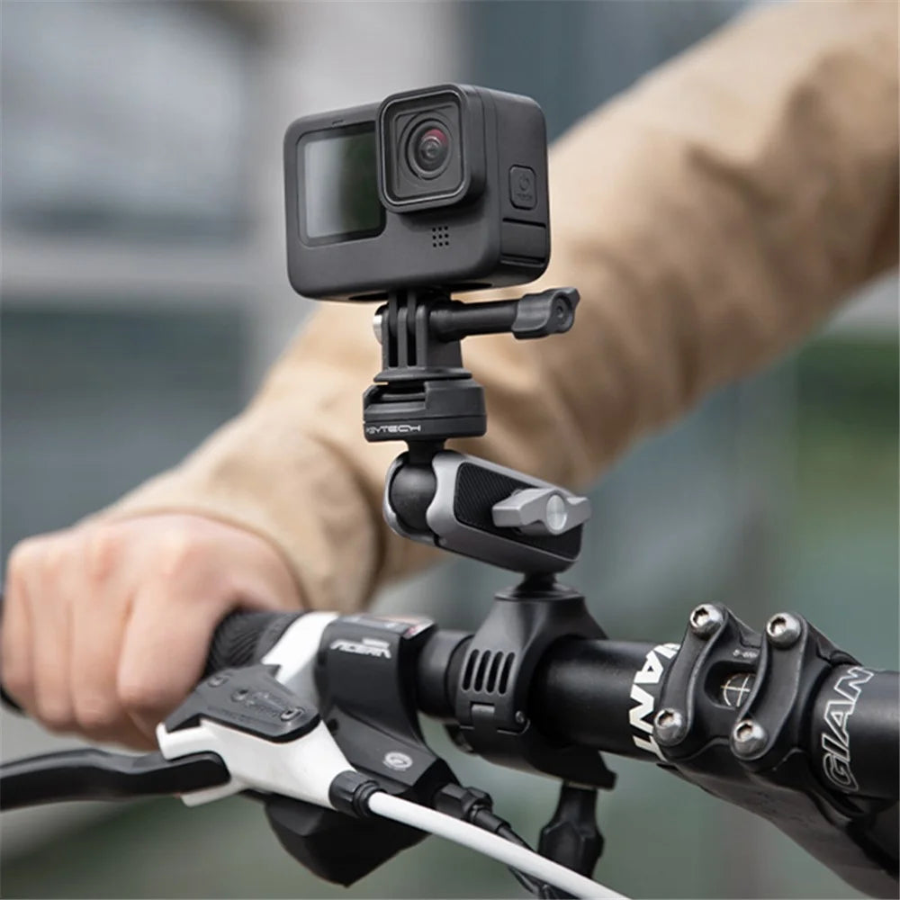 PGYTECH P-GM-222 CapLock Sport Camera Riding Bracket Bike / Motorcycle Handlebar Mount Phone Holder - 2