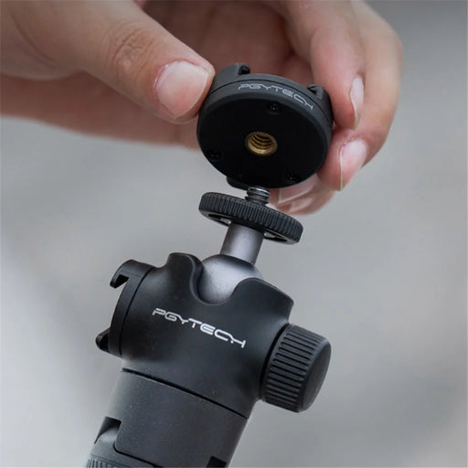 PGYTECH P-CG-141 CapLock Camera Quick Release Plate Mount Set with 1 / 4 Screw Thread for GoPro / Insta360 / DJI - 2