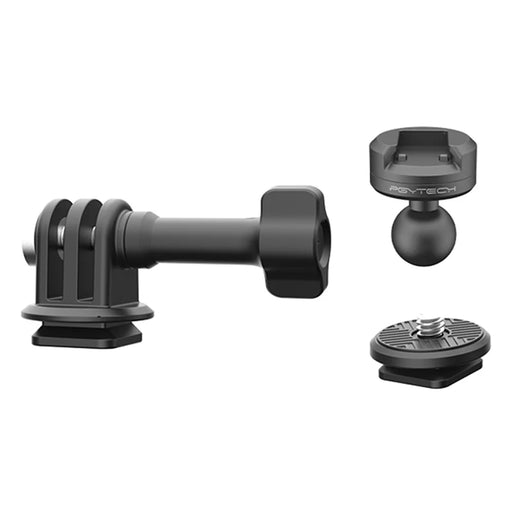 PGYTECH P-CG-145 CapLock Sports Camera Quick Release Mount Adapter Plate Set with Ball Head for GoPro / Insta360 / DJI - 1