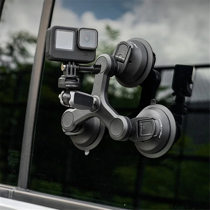 PGYTECH P-CG-145 CapLock Sports Camera Quick Release Mount Adapter Plate Set with Ball Head for GoPro / Insta360 / DJI - 2