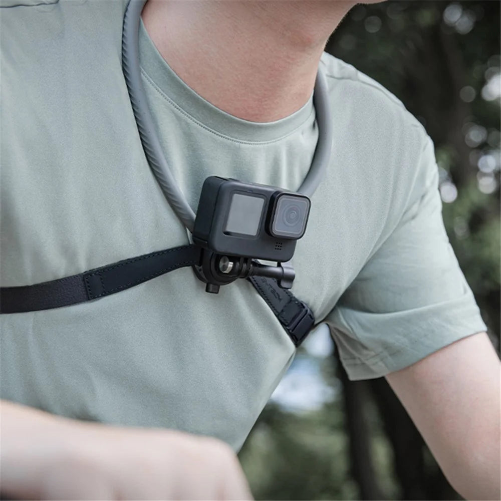 PGYTECH P-GM-153 CapLock Sports Camera Neck-mounting Stand Selfie Holder Hand Free Video Vlog Necklace Holder for Action Camera - 2