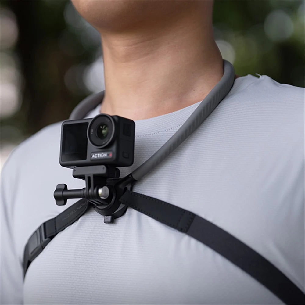 PGYTECH P-GM-153 CapLock Sports Camera Neck-mounting Stand Selfie Holder Hand Free Video Vlog Necklace Holder for Action Camera - 5