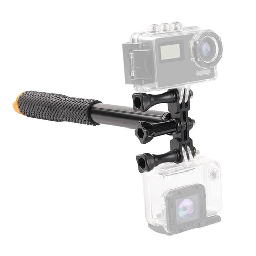 K6 LED Fill Light Dual-Head Adaptor for Xiaoyi, GoPro Hero 4 Action Camera PC Mount Holder - 1