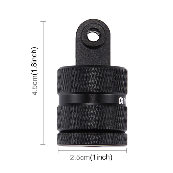 PULUZ PU219 For DJI OSMO Action Camera 360 Degree Rotatable Tripod Connector Base Mount Adapter - 5