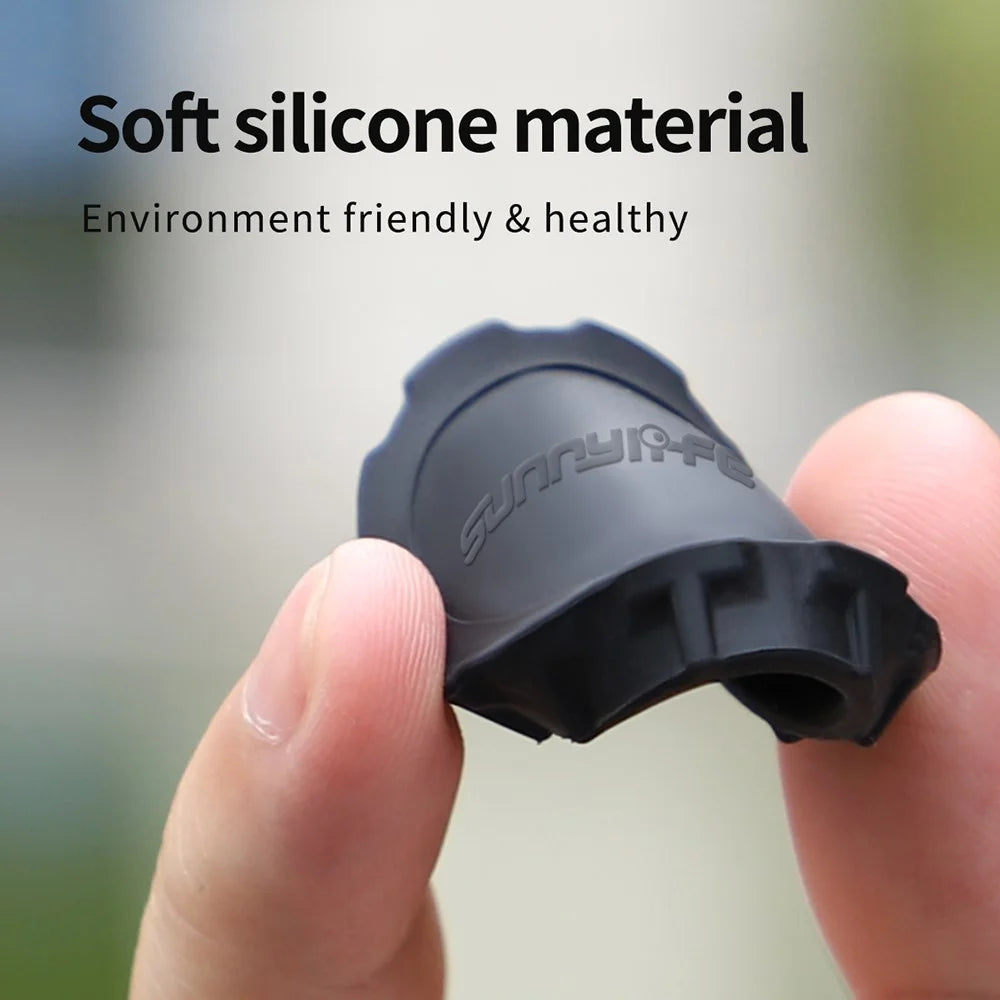 SUNNYLIFE 2Pcs / Set Silicone Lens Cap for DJI Osmo Action 4 / 3 Camera Lens Dust-proof Cover - 5