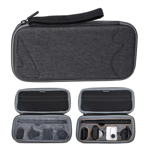 SUNNYLIFE IST-B675 Portable Storage Bag for Insta360 GO 3 Camera, Cloth+Flannelette Travel Carrying Case - 1