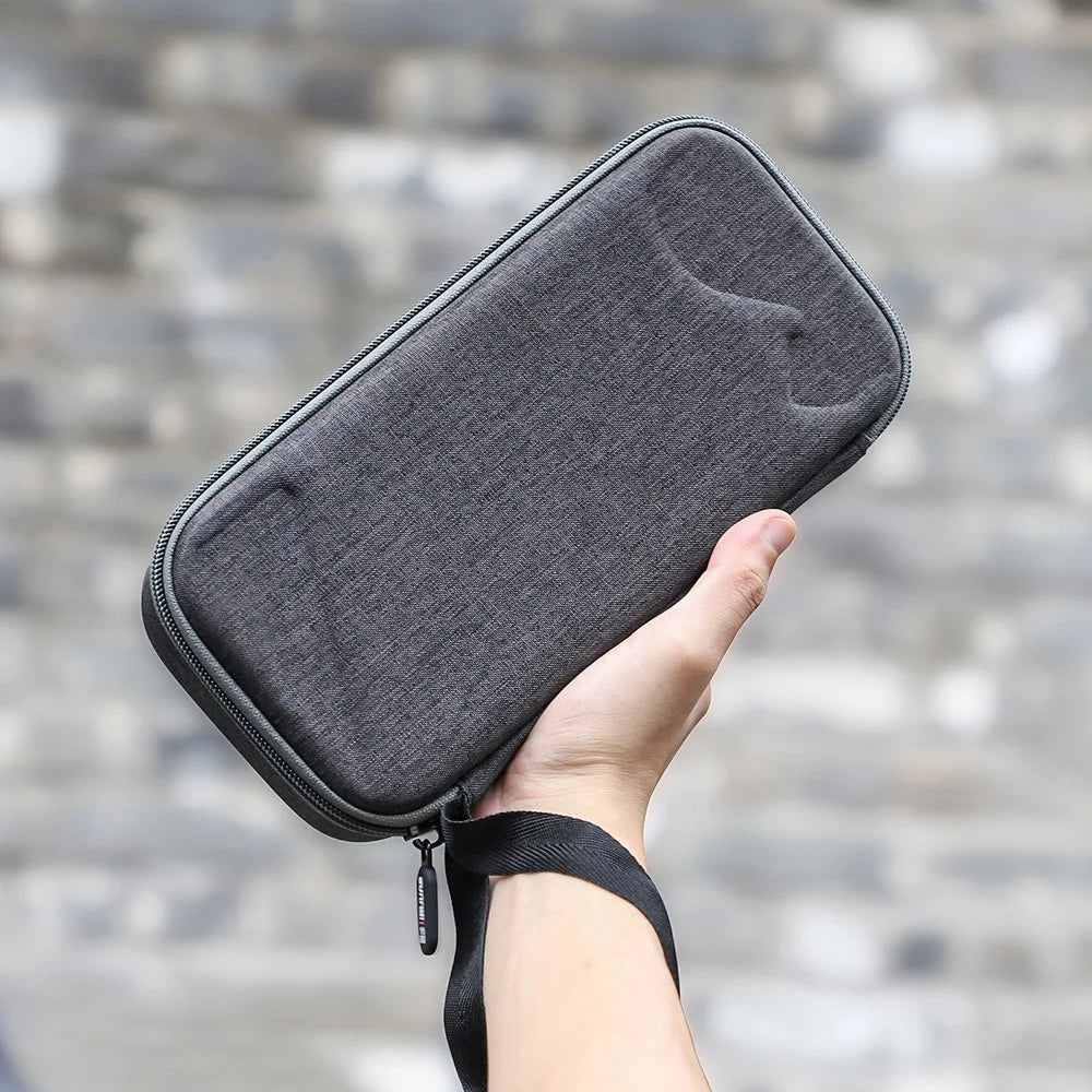 SUNNYLIFE IST-B675 Portable Storage Bag for Insta360 GO 3 Camera, Cloth+Flannelette Travel Carrying Case - 6