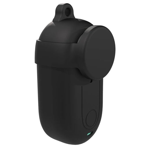 For Insta360 GO 3 Anti-scratch Silicone Cover Camera Body Sleeve Case with Lens Cap - Black - 1