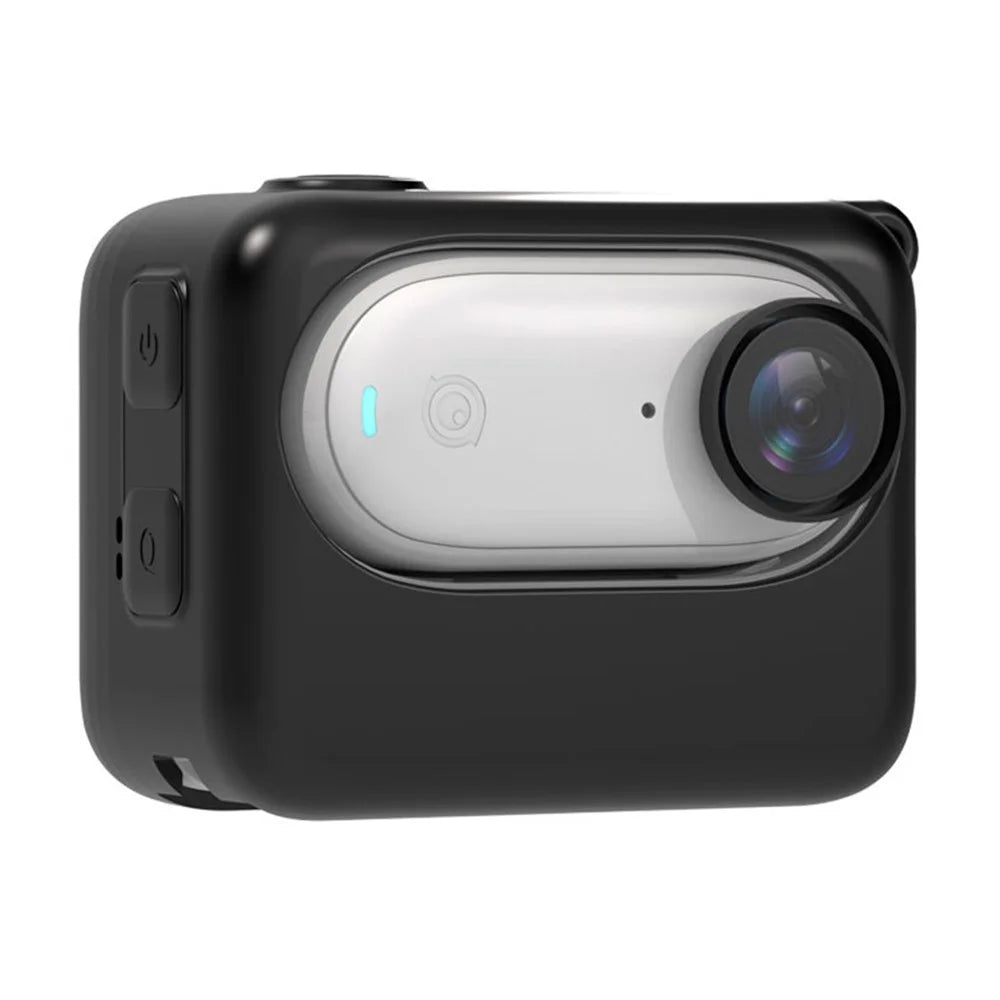 For Insta360 GO 3 Camera Charging Bin Silicone Case Drop Protection Cover Anti-Scratch Sleeve - Black - 3