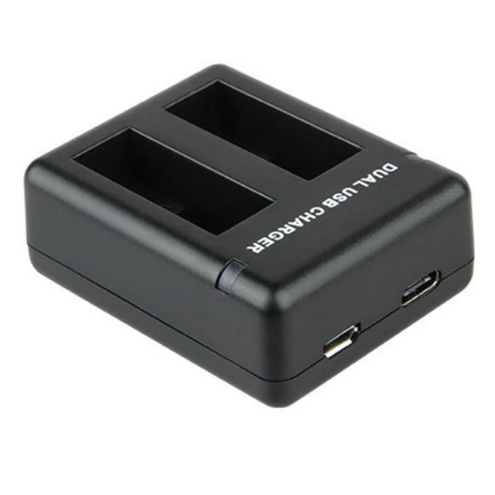 AT630 2-Slot Battery Charger + Micro USB Cable for GoPro Hero 5 Black Action Camera - 7