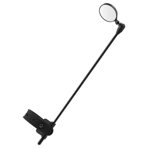 ROCKBROS Bicycle Helmet Rearview Mirror Motorcycle 360 Degree Rotatable Extendable Riding Safety Mirror - Black - 1