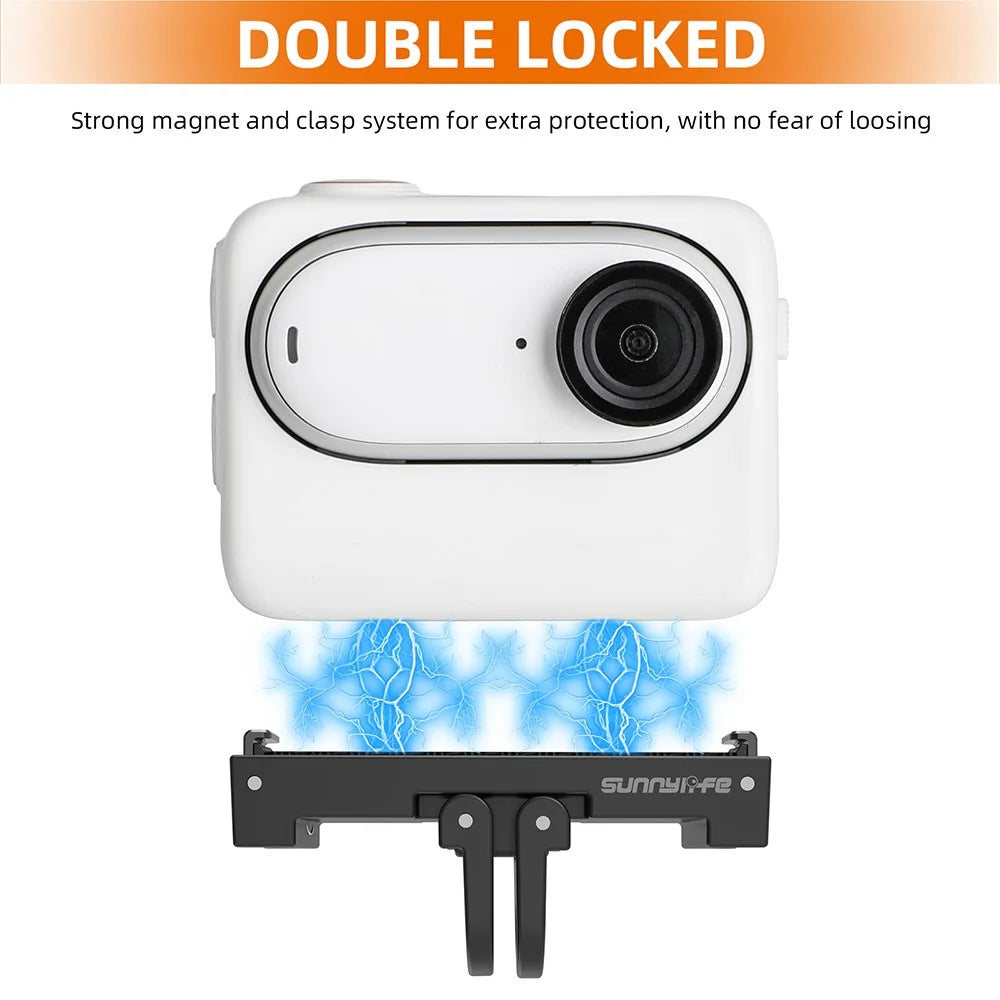 SUNNYLIFE IST-AD692 For Insta360 GO 3 Action Camera Mount Magnetic Adapter Connection Base - 4