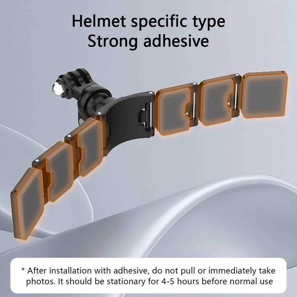 FLW418 For GoPro / DJI / Insta360 Motorcycle Helmet Chin Mount Holder Action Camera Bracket - 5