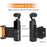 SUNNYLIFE OP3-AD744 For DJI Osmo Pocket 3 Expanded Cell Phone Holder with Storage Case, Action Camera Extension Handle with 1 / 4 Screw - 6