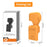 SUNNYLIFE OP3-BHT746 For DJI Osmo Pocket 3 Silicone Case Protector PTZ Camera Screen Lens Protective Cover - Black - 7