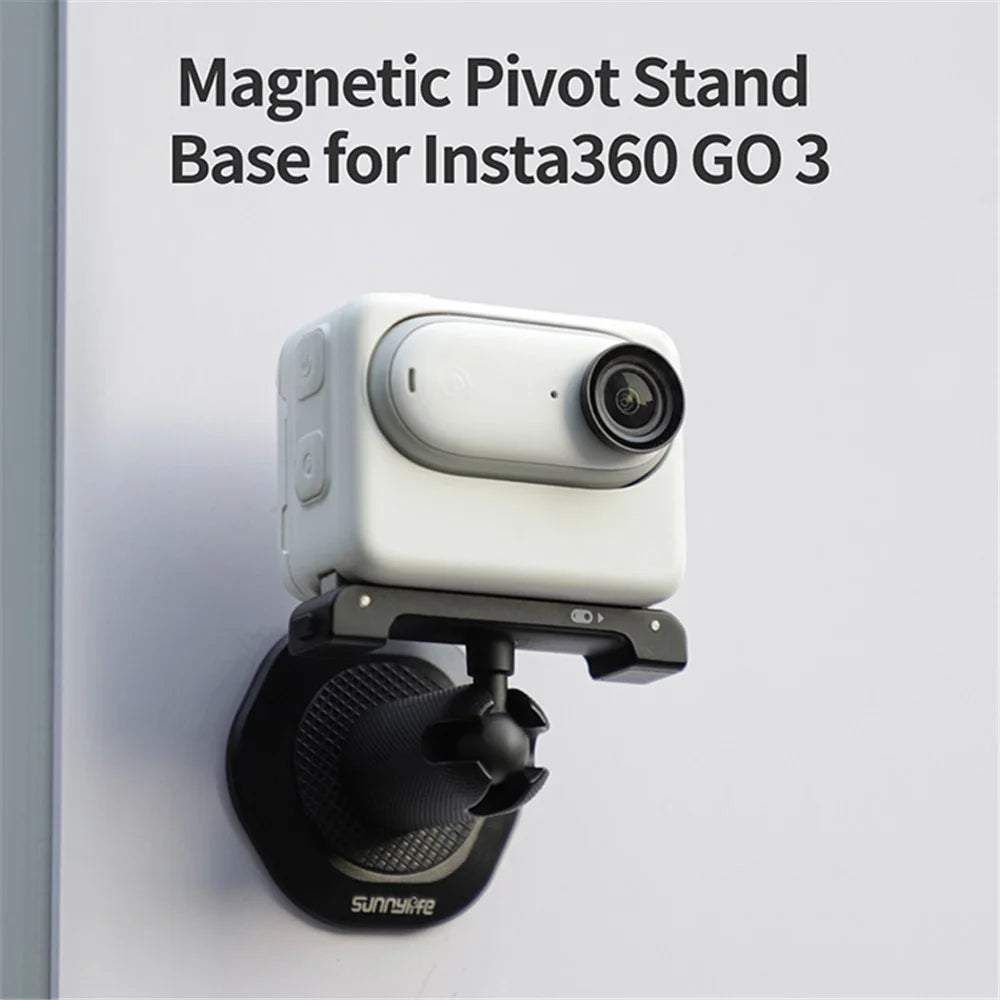 SUNNYLIFE DZ753 For Osmo Pocket / Insta360 / FIMI Camera Aluminium Alloy Magnetic Camera Mount Base - 4