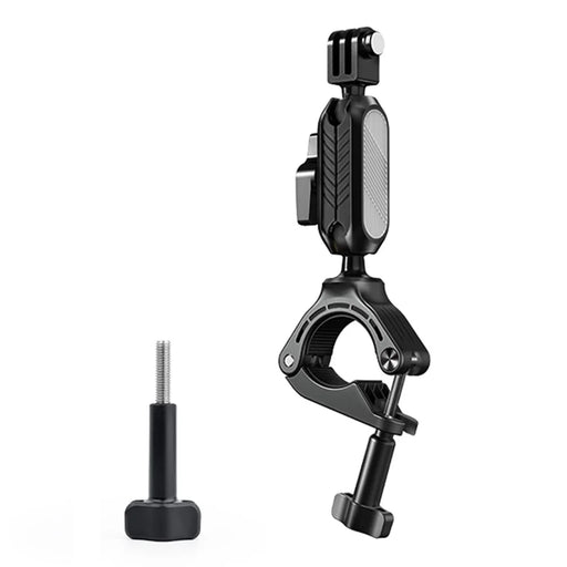 JUNNX JX-GP-10 Bike Handlebar Camera Mount Clamp for GoPro Hero 11 10 9, DJI 360-Degree Rotation Action Camera Bicycle Clip - 1